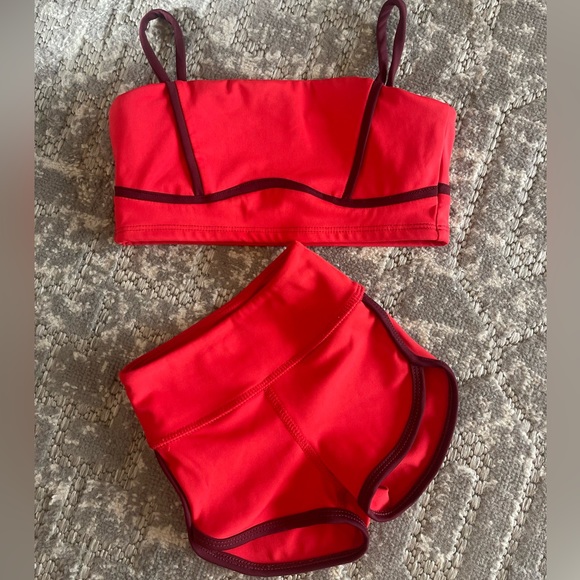 Tiger Friday dance set size Small Child. Red - Picture 1 of 1